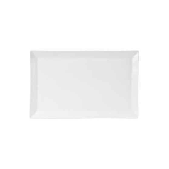 Everyday Whiteware Rectangular Rim Platter
