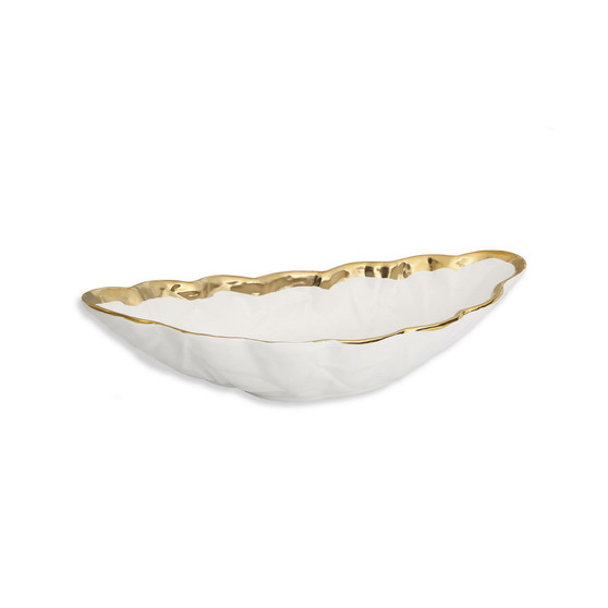 16.75" Leaf Shaped Bowl
