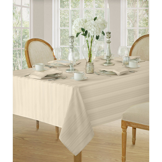Denley Stripe 60" x102" Tablecloth