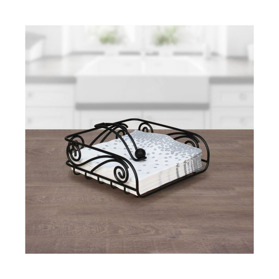 Scroll Deco Weighted Napkin Holder