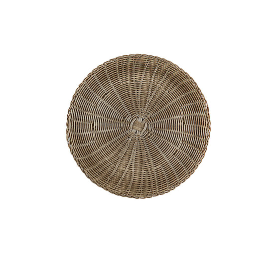 Faux Rattan Placemat Set, 4 Piece