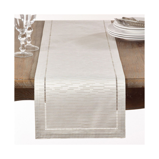 Table Runner with Hemstitched Design