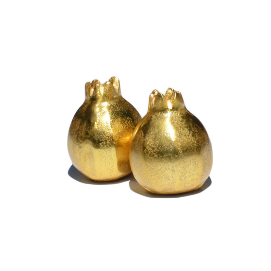 Pomegranate Salt and Pepper Shakers Set of 2