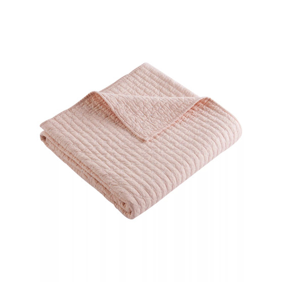 Home Cross Stitch Quilted Reversible Throw, 50" x 60"