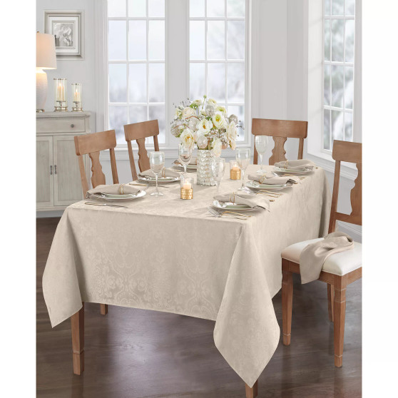 Elrene Caiden Damask Tablecloth - 60" x 120"