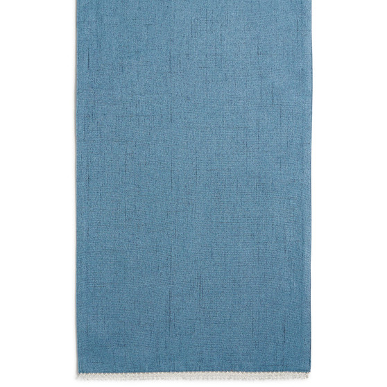 French Perle Denim 70" Table Runner