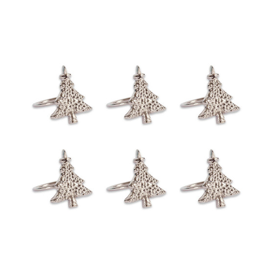 Christmas Tree Napkin Ring, Set of 6