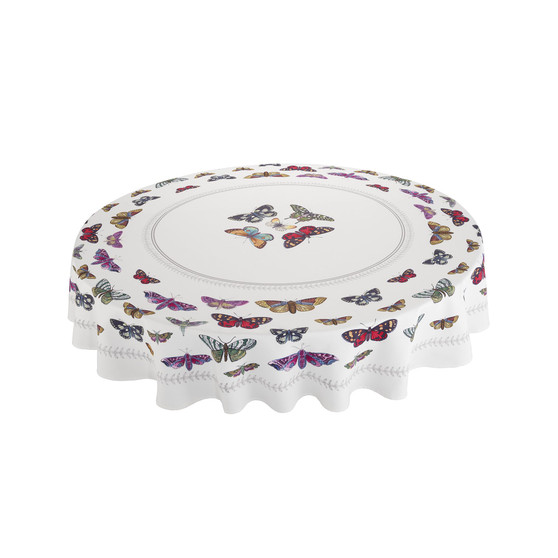 Botanic Garden Harmony Round Tablecloth by Avanti, 70"