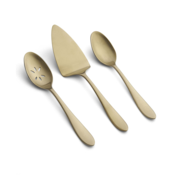 Waldwick Champagne Satin Hostess Set, 3-Piece