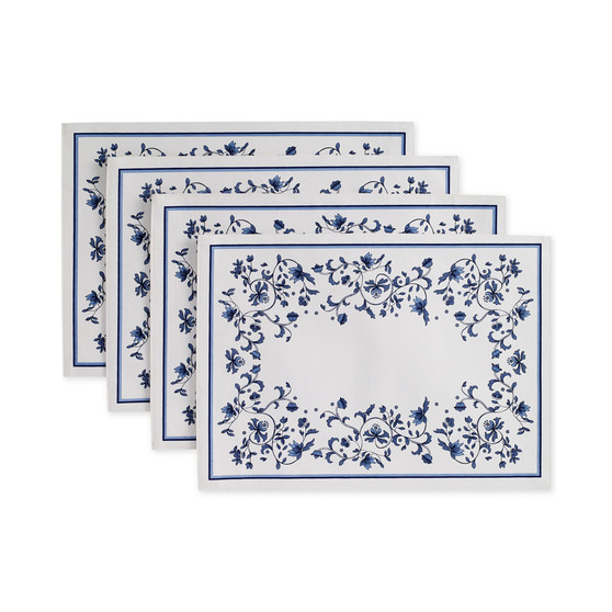 Blue Portofino 4-Pc. Placemat Set