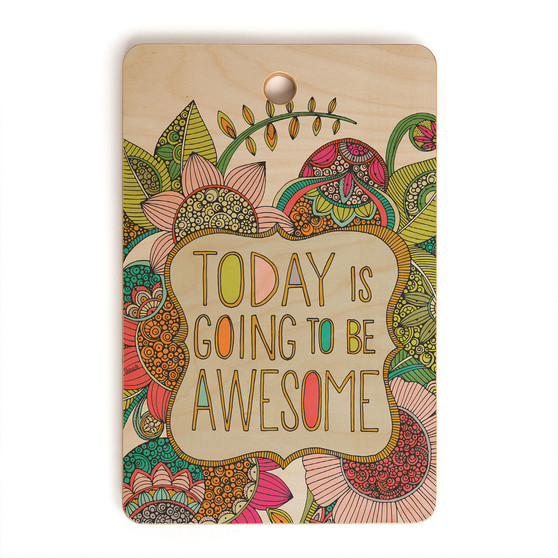 Today Is Going To Be Awesome Rectangle Cutting Board