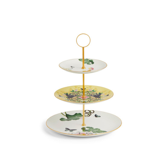Waterlily Cake Stand, 3 Tier