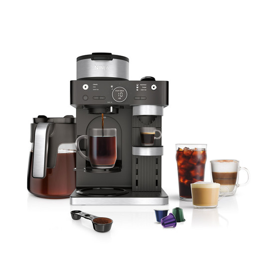 CFN601 Espresso & Coffee Barista System, Single-Serve Coffee & Nespresso Capsule Compatible