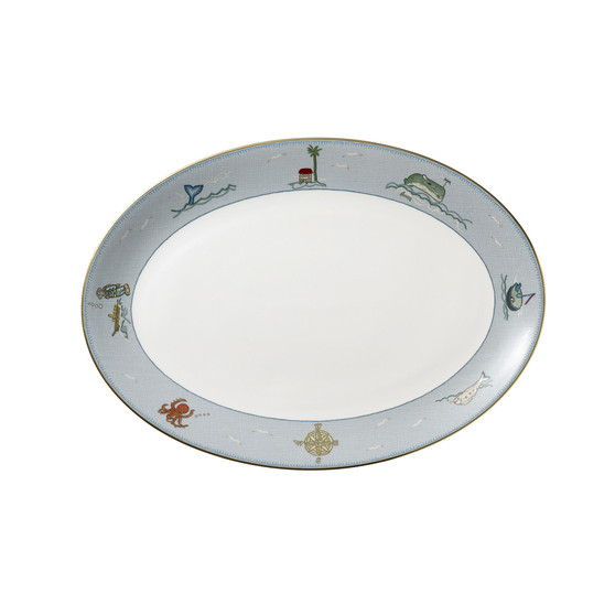Sailors Farewell Oval Platter 14"
