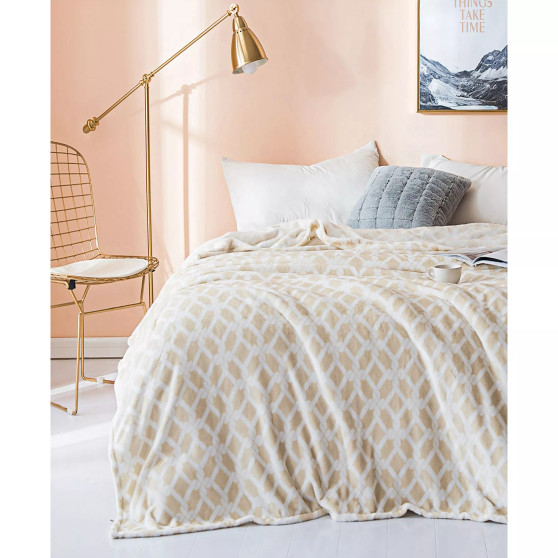 Printed Flannel Blanket, Twin