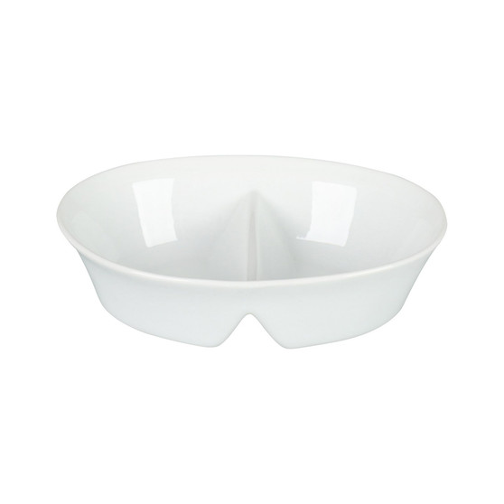 Divided Oval Server Bowl