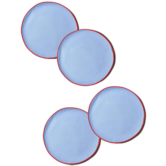 Block Round Placemat Set of 4, Service for 4