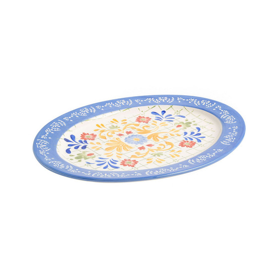 Tierra Hand Painted Oval Platter