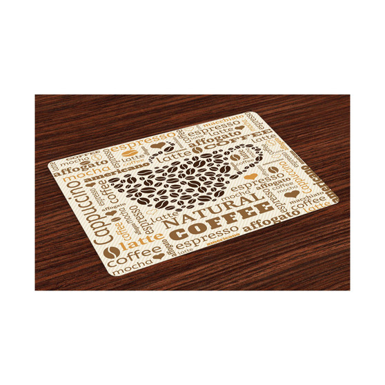 Modern Place Mats, Set of 4