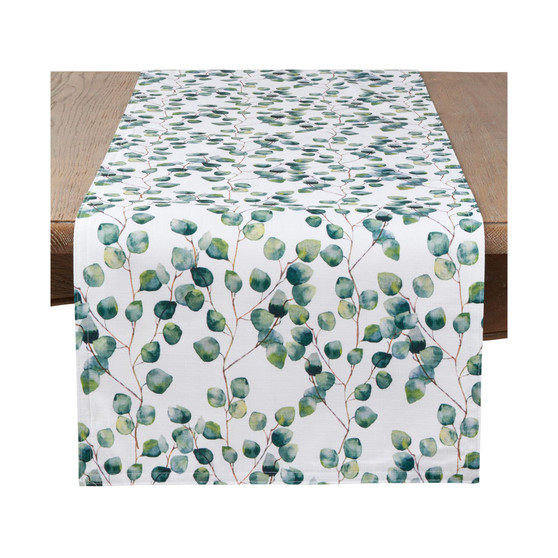 Eucalyptus Leaf Long Table Runner