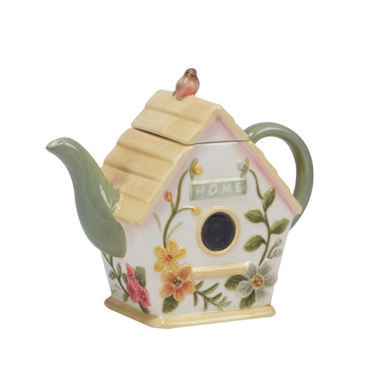 Nature's Song 3-D Birdhouse Teapot