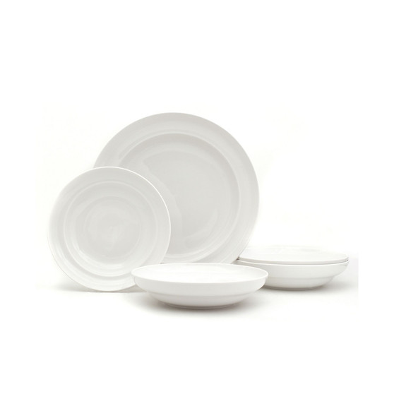 White Essential Pasta Bowls and Serve Set