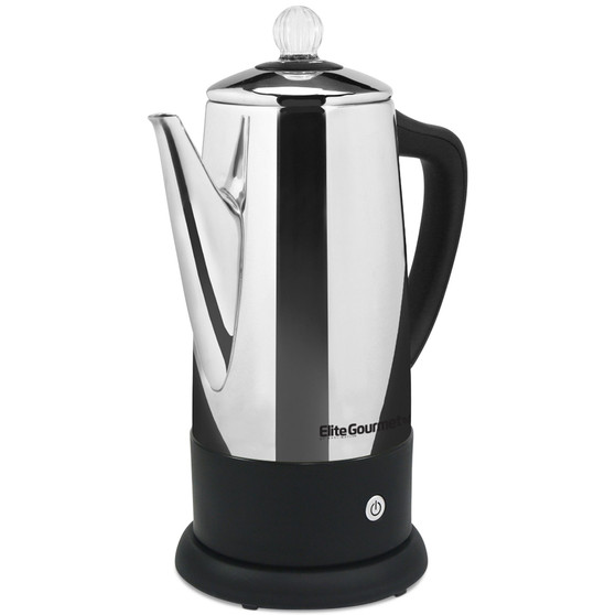 Stainless Steel 12-Cup Automatic Coffee & Tea Percolator