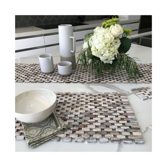 White Wash Placemats, Set Of 2