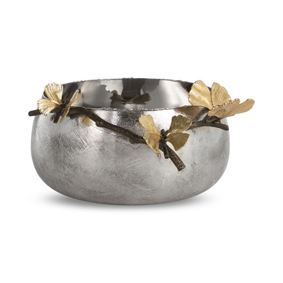 Butterfly Ginkgo Serving Bowl
