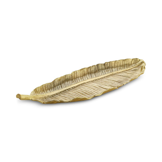 Leaves Gold Banana Large Platter