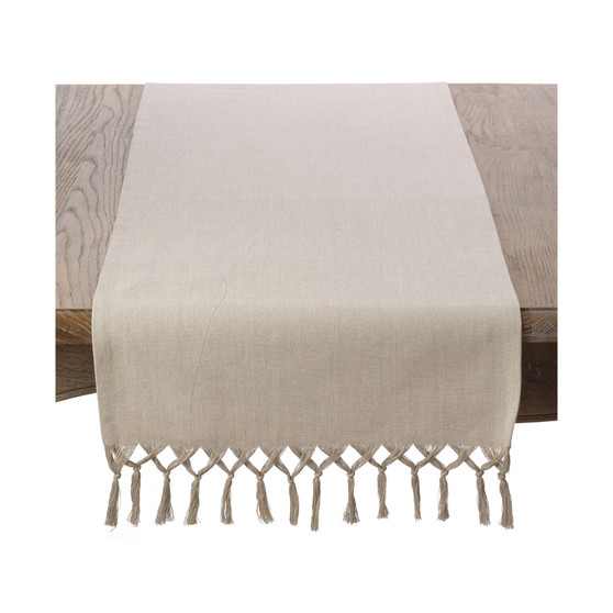 Knotted Tassel Table Runner