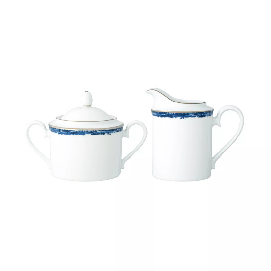 Rill Sugar and Creamer, Set of 2