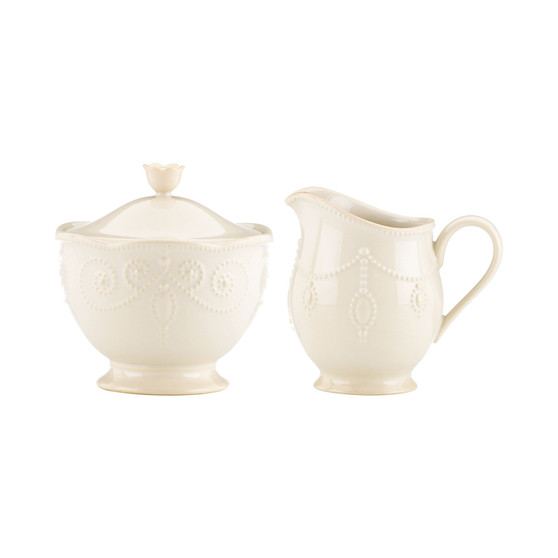 Dinnerware, French Perle Sugar and Creamer Set
