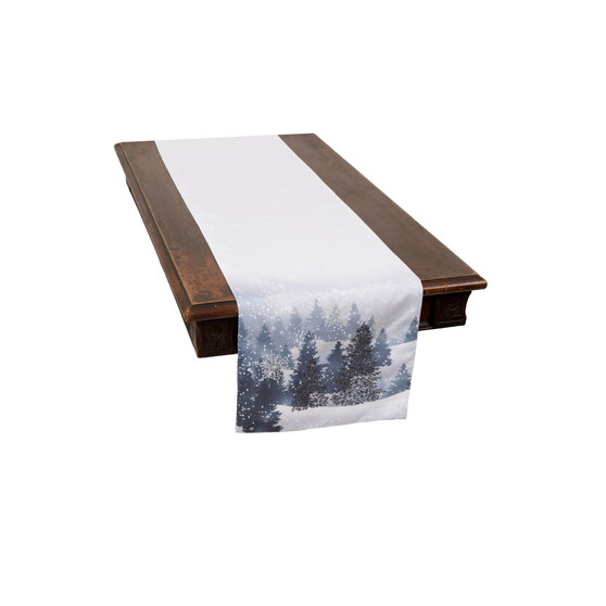 Winter Wonderland Double Layer Christmas Table Runner