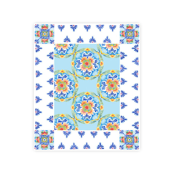 Talavera Tablecloth, 70" x 84"