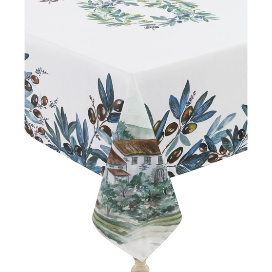 Olive Grove 70x144 Tablecloth