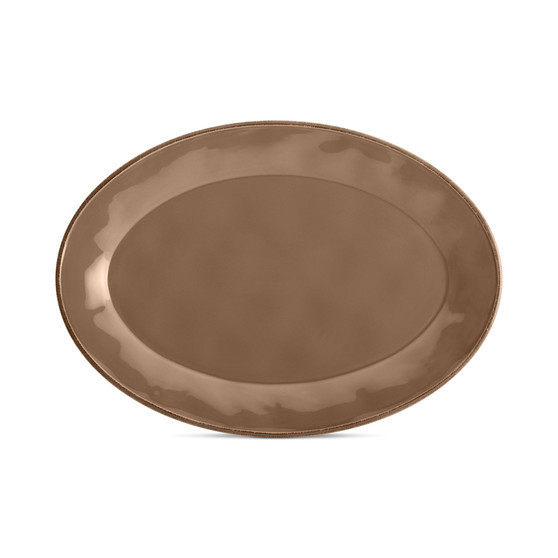 Cucina Mushroom Brown Oval Platter
