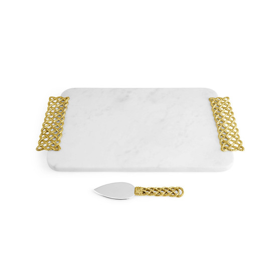 Love Knot Cheese Board with Spreader