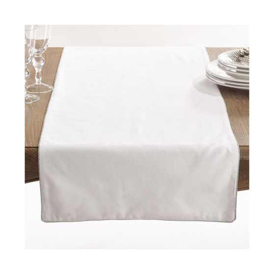 Luana Collection Metallic Trimmed Table Runner