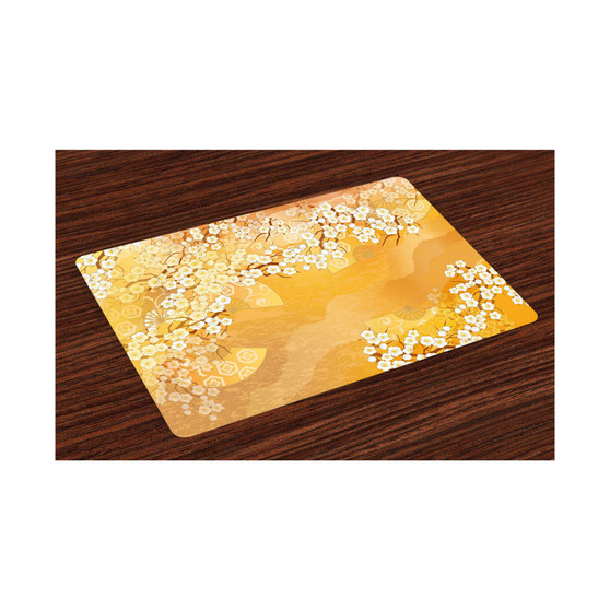 Asian Place Mats, Set of 4