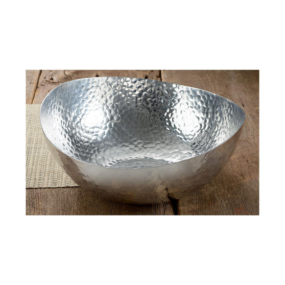 KINDWER 14" Hammered Aluminum Bowl