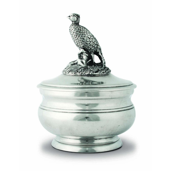 Pewter Pheasant Sauce Bowl