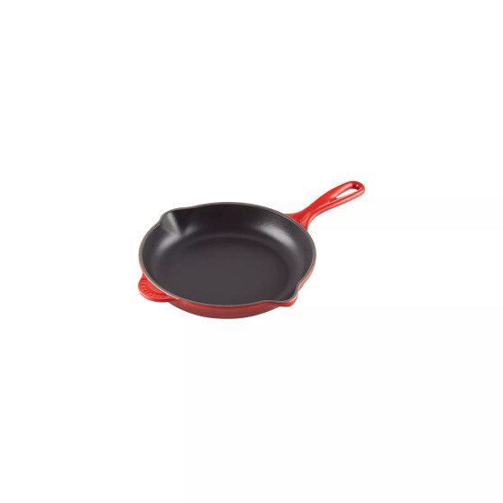 9"  Enameled Cast Iron Skillet with Pour Spouts