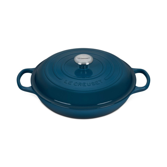 3.5-Qt. Signature Enameled Cast Iron Braiser