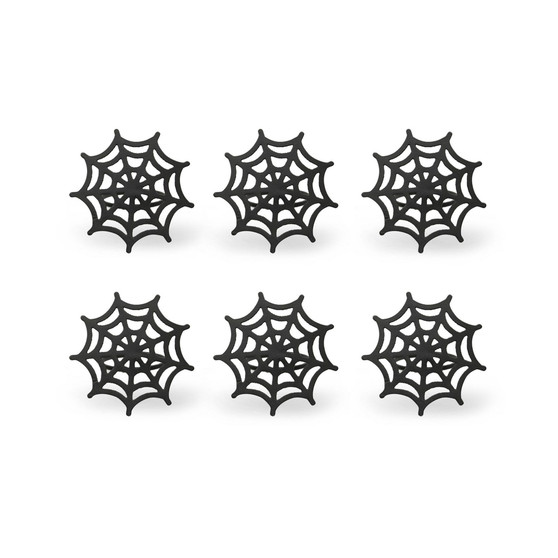 Spider Web Napkin Ring, Set of 6