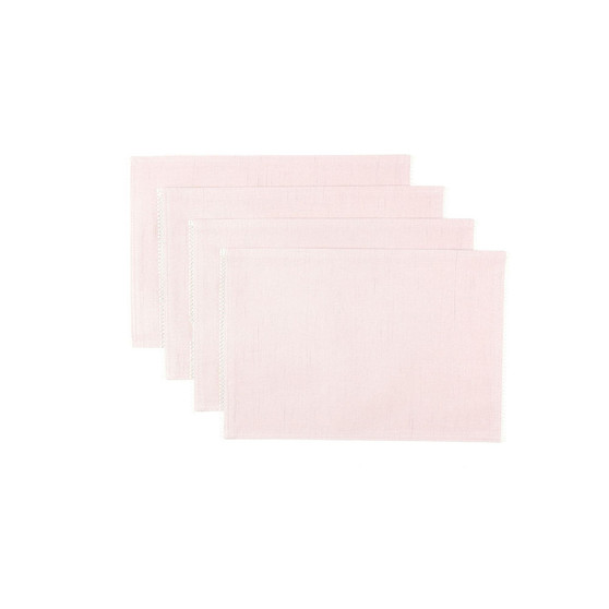 French Perle Solid Set/4 Placemat