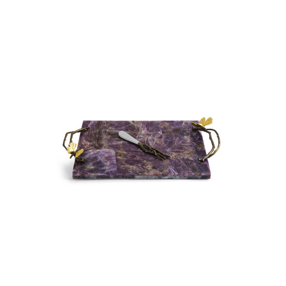 Butterfly Ginkgo Luxe Cheeseboard and Spreader