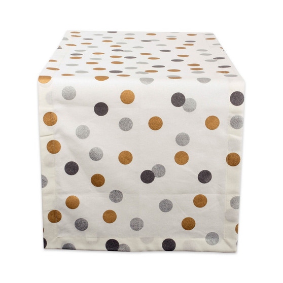 Metallic Confetti Table Runner