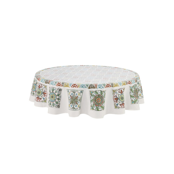 Under the Golden Sun 70 Round Tablecloth