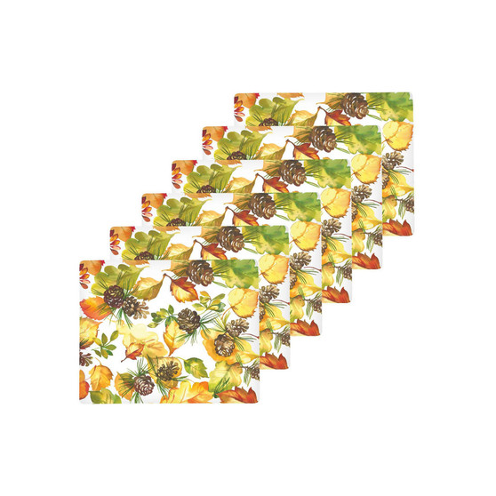 Fall Leaves Hardboard Placemat, Set of 6